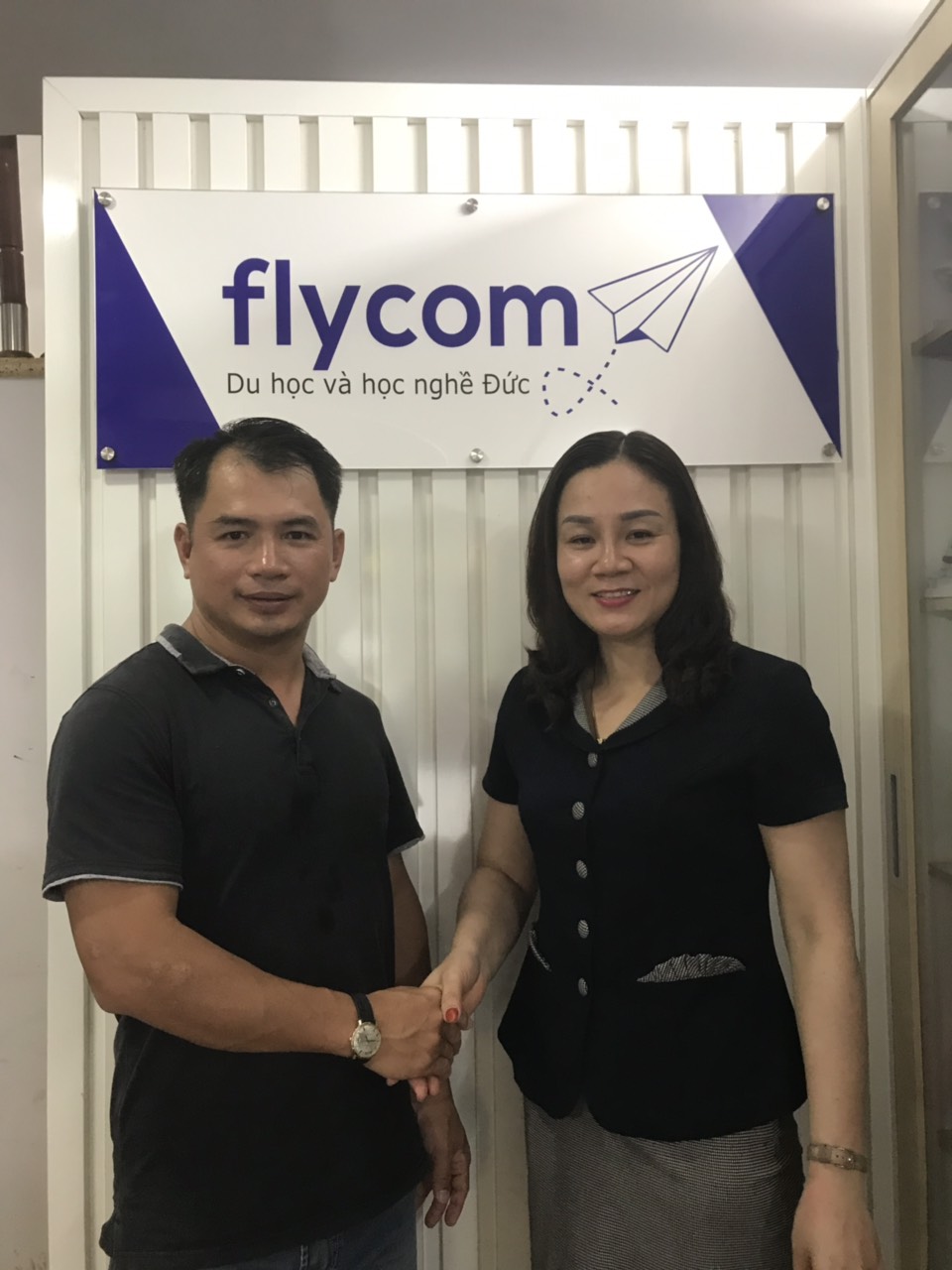 Với đối tác - Công ty Flycom tại Hà Nội